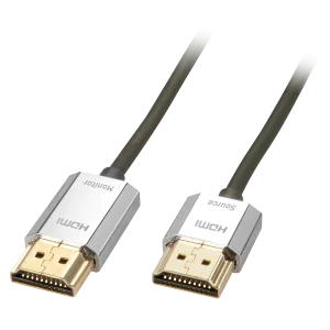 CROMO Slim HDMI High Speed A/A Kabel, 3m