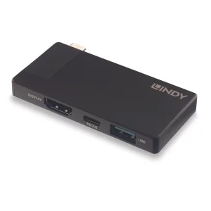 DST-Micro, USB C Laptop Micro Dockingstation mit 4K Unterstützung & 100W Pass-Through-Laden