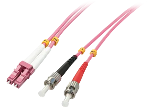LWL-Duplexkabel LC/ST OM4 2m