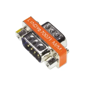 Mini-Adapter 9 pol. Sub-D-Stecker an 9 pol. Sub-D-Stecker