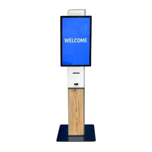 Basic Kiosk-System für mittig montierte Displays