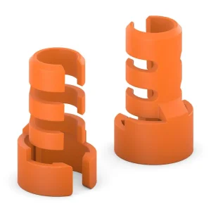 Satz mit 100 Stück – Zugentlastungen für FlexInstall-Serie – orange