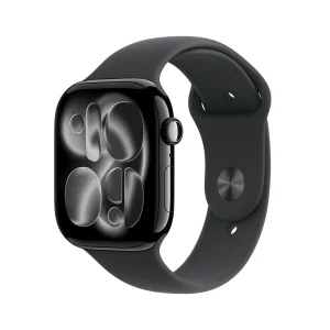 Apple Watch Series 11 jet black aluminium 46mm 5G black sport band Size M/L