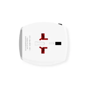 Skross MUV USB 2xA Universal 2-poliger Reiseadapter, Weltweit