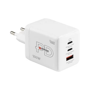 Skross Power Charger Combo+, 2x USB-C, 1x USB-A, GaN, 100W