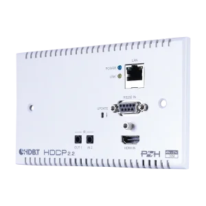 HDMI over Cat5e/6/7 Wall-Plate Extender with LAN/ IR/RS-232/PoH (4K@60 420 up to 70M)