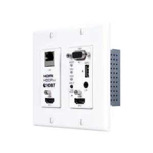 UHD HDMI/VGA over HDBaseT Wallplate Transmitter(PD)