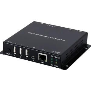 USB 2.0 Hub Transceiver with Audio/LAN