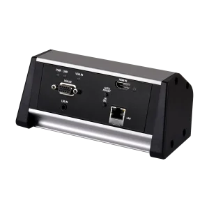 UHD+ HDMI/VGA over HDBaseT Table Box with Scaler & PoH (PD)