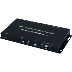 UHD+ HDBaseT to HDMI Receiver with USB (4K@60 444 up to 100M)