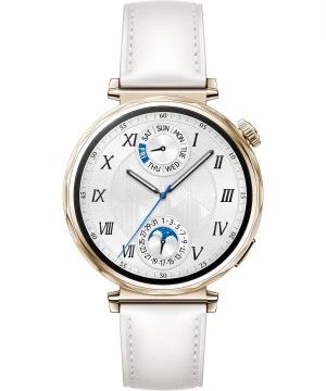 Huawei Jana-B19L Watch GT5 stainless steel Smartwatch 41mm white composite leather
