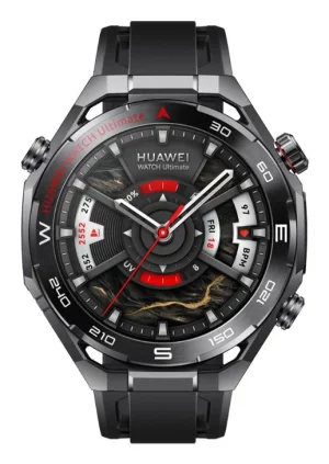 Huawei March-B19 Watch Ultimate 2 zirconium liquid metal Smartwatch 48mm black fluoroelastomer