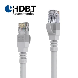 HDBaseT-zertifiziertes Cat.6a Patchkabel - 1.50m, grau