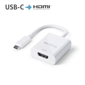 Premium Active 4K USB-C / HDMI Portsaver Adapter, weiß