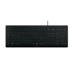 CHERRY Keyboard STREAM PROTECT [DE] black mit hochwertiger Schutzmembran
