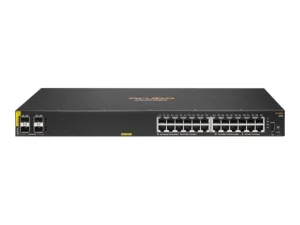 HPE Aruba Switch CX 6100 24G 4SFP+ 24xGBit/4xSFP+ PoE 370W JL677A