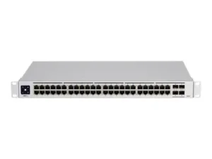 Ubiquiti Switch UniFi 48xRJ45 GBit/4xSFP+ Managed Gen2 19" Rack-Mountable, Fanless, 1,3" Touchscreen
