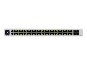 Ubiquiti Switch UniFi 48xRJ45 GBit/4xSFP+ Managed PoE+ 600W Gen2 19" Rack-Mountable, 1,3" Touchscreen