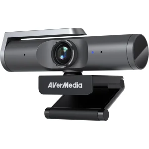 AVerMedia Webcam 4K Ultra HD IA - 4K Ultra HD Webcam mit KI Weitwinkel Autofokus