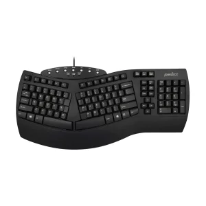 Perixx PERIBOARD-512 US, Ergonomische USB-Tastatur, schwarz