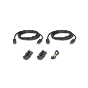 ATEN 2L-7D02UDPX5, USB DisplayPort Dual Display Secure KVM Kabel-Set 1,8m
