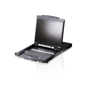 ATEN CL5816N ES Dual Rail KVM-Switch 16-Port, 19"-LCD (PS/2-USB VGA) ES-Layout