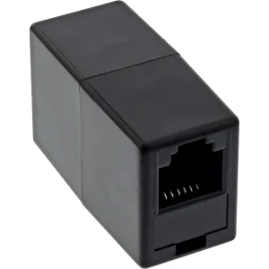 InLine® Modular Kupplung, RJ12 Buchse auf RJ12 Buchse, 6P6C, ungeschirmt