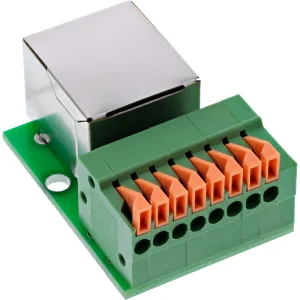 InLine® RJ45 Buchse an Push-In-Klemme, 8-polig, Cat.5e