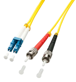 LWL-Duplexkabel LC/ST OS2 2m