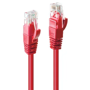 15m Cat.6 U/UTP  Netzwerkkabel, rot