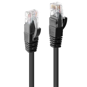 30m Cat.6 U/UTP  Netzwerkkabel, schwarz