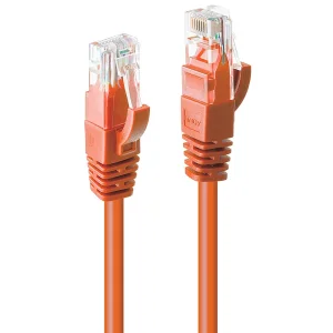 15m Cat.6 U/UTP  Netzwerkkabel, orange
