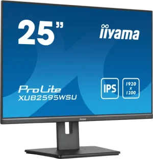 XUB2595WSU-B5 25IN ETE IPS-PANE 300CD/M2 VGA HDMI DISPLAYPORT 4M