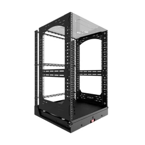 19" Ausziehbares und drehbares offenes Rack, 16RU