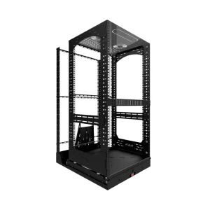 19" ausziehbares und drehbares Rack-System mit 120kg Kapazität - 20RU