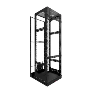 19" Ausziehbares und drehbares Rack mit verlängerter Tiefe, 32RU
