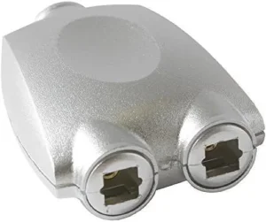 HDSupply Toslink Verteiler 1x2 silber