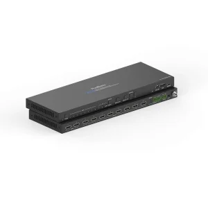 2x8 HDMI 2.1 Splitter - 48Gbps mit Scaler und Audio De-Embedding