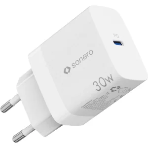 USB-C GaN Ladegerät - 1 Anschluss - 30W PD - weiß