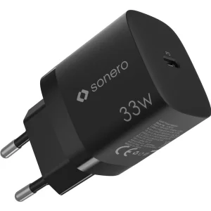 USB-C GaN Ladegerät - 1 Anschluss - 33W PD - schwarz