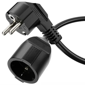 Sicherheitsstecker-Verlängerungskabel mit Sicherheits-Winkelstecker