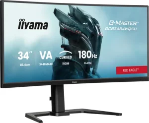 GCB3484WQSU-B1 34IN CURVED UWQH 3440X1440 180HZ  21:9 0.4MS  500