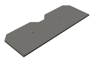 FLAT PACKED VERSION OF SMALL CABINET. ASSEMBLY REQUIRED. INCL