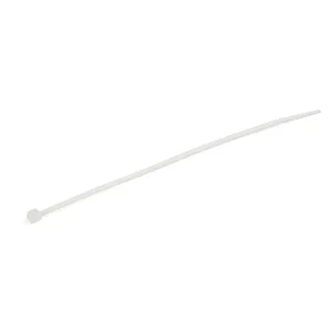 100 PACK 6 CABLE TIES -WHITE NYLON ZIP TIE WRAPS UL TAA