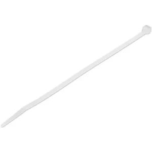 1000 PACK 8 CABLE TIES -WHITE NYLON ZIP TIE WRAPS UL TAA