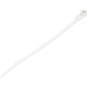 100 PACK OF PLASTIC ZIP TIES WITH SCREW HOLE 6